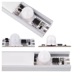 Włącznik do profilu LED z czujnikiem ruchu 12/24V PIR sterownik-5904703020967