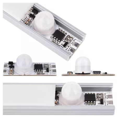 Włącznik do profilu LED z czujnikiem ruchu 12/24V PIR sterownik-5904703020967