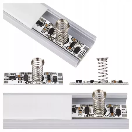 Włącznik do profilu LED dotykowy ściemniacz 12/24V sterownik-5904703020974