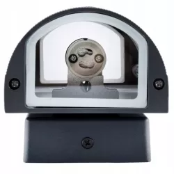 Kinkiet ogrodowy Masterled GU10 35W czarny lampa zewnętrzna ścienna-5903002037744