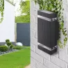 Kinkiet zewnętrzny lampa ogrodowa zewnętrzna elewacyjna ścienna GU10 LED-5908263383555