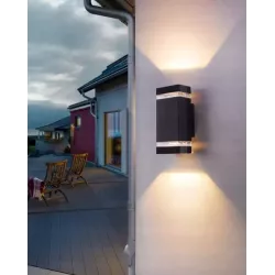 Kinkiet zewnętrzny lampa ogrodowa elewacyjna ścienna wodoszczelna 2x GU10-5904703002345