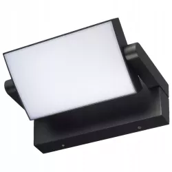 Kinkiet zewnętrzny lampa ogrodowa LED elewacyjna ścienna czarna 4000K-5904703029762