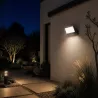 Kinkiet zewnętrzny lampa ogrodowa LED elewacyjna ścienna czarna 4000K-5904703029762