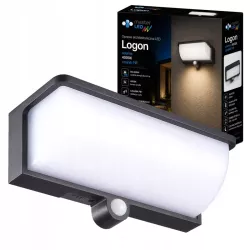 Kinkiet solarny zewnętrzny LED lampa ogrodowa CZUJNIK RUCHU elewacyjna-5904703029779