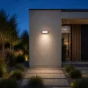 Kinkiet solarny zewnętrzny LED lampa ogrodowa CZUJNIK RUCHU elewacyjna-5904703029779