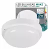 Lampa Sufitowa Plafon LED 12W czujnik ruchu ŚCIENNA do piwnicy czarna IP54-5903002033272
