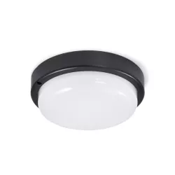PLAFON NATYNKOWY OKRĄGŁY MAKS 12W CZARNY 4500K-5904703002307