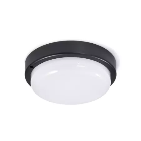 PLAFON NATYNKOWY OKRĄGŁY MAKS 12W CZARNY 4500K-5904703002307