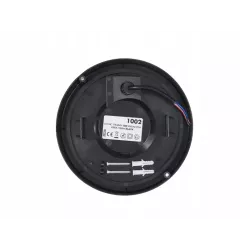 PLAFON NATYNKOWY OKRĄGŁY MAKS 12W CZARNY 4500K-5904703002307