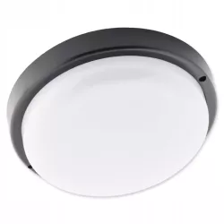 LAMPA sufitowa LED 18W OPRAWA ŚCIENNA PLAFON PANEL do piwnicy czarna-5904703002321