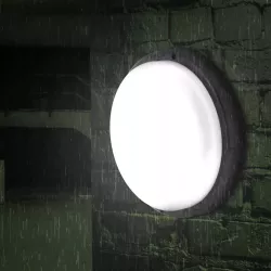 LAMPA sufitowa LED 18W OPRAWA ŚCIENNA PLAFON PANEL do piwnicy czarna-5904703002321