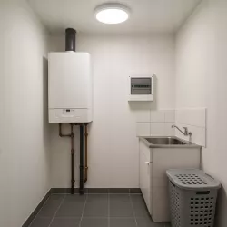 Lampa Sufitowa Plafon LED 18W OPRAWA ŚCIENNA PANEL do piwnicy czarna IP54-5904703007814