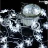 LAMPKI CHOINKOWE ŚWIĘTA GWIAZDKI 20 LED ŁAŃCUCH ŚWIATEŁKA ŚNIEŻYNKI ZIMNY-5904703003045