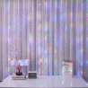 LAMPKI CHOINKOWE KURTYNA ŚWIETLNA GIRLANDA 300 LED RGB 3m USB ŚWIĄTECZNE-5904703002970