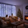 LAMPKI CHOINKOWE KURTYNA ŚWIETLNA GIRLANDA 300 LED RGB 3m USB ŚWIĄTECZNE-5904703002970