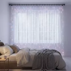 LAMPKI CHOINKOWE KURTYNA ŚWIETLNA GIRLANDA 300 LED RGB 3m USB ŚWIĄTECZNE-5904703002970