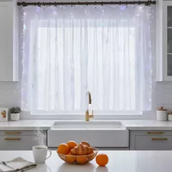LAMPKI CHOINKOWE KURTYNA ŚWIETLNA GIRLANDA 300 LED RGB 3m USB ŚWIĄTECZNE-5904703002970