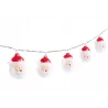 Łańcuch Świetlny Lampki Choinkowe Mikołaje 10LED 1.6M biały ciepły - 5904703002987