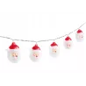 Łańcuch Świetlny Lampki Choinkowe Mikołaje 10LED 1.6M białe zimne - 5904703002994