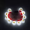ŁAŃCUCH ŚWIETLNY LED LAMPKI CHOINKOWE GIRLANDA MIKOŁAJ 10 LED 1,6 M-5904703002994