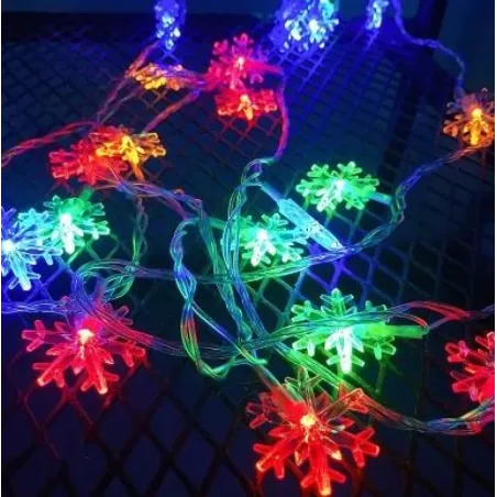 Lampki CHOINKOWE LED 10 2M GWIAZDKI KOLOROWE NA BATERIE-5904703003021