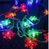 Lampki choinkowe LED 10 2m kolorowe gwiazdki na baterie - 5904703003021