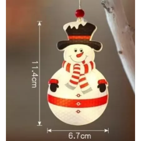 Zawieszka LED świąteczna 11,5cm typ 1 b.ciepła 270-5904703003205
