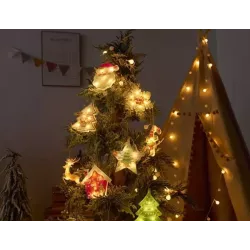 Bombka Zawieszka LED Gwiazdka na Choinkę Ozdoba Świąteczna Choinkowa Lampki-5904703003229