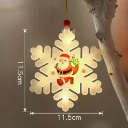 Bombka Zawieszka LED Gwiazdka na Choinkę Ozdoba Świąteczna Choinkowa Lampki-5904703003229