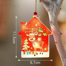 Zawieszka LED Domek 11,5cm 2700K Świąteczna LVT-5904703003250