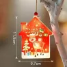 Zawieszka LED Domek 11,5cm 2700K Świąteczna LVT-5904703003250