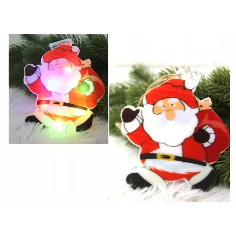 Dekoracja świąteczna, zawieszka MIKOŁAJ MIKOŁAJEK - LED RGB-5904703003243