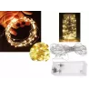 LAMPKI DRUCIKI 30 LED BATERIE BIAŁE CIEPŁE STROIK-5904703011088