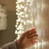 Łańcuch świąteczny 20 LED BIAŁY CIEPŁY Girlanda Lampki 2700K 2m 3xAA-5904703011057