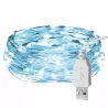 LAMPKI LED ŚWIĄTECZNE ŁAŃCUCH GIRLANDA CHOINKA USB 100led 10m RGB-5904703011187