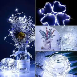 LAMPKI LED ŚWIĄTECZNE ŁAŃCUCH GIRLANDA CHOINKA USB 100led 10m RGB-5904703011187
