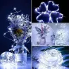 LAMPKI LED ŚWIĄTECZNE ŁAŃCUCH GIRLANDA CHOINKA USB 100led 10m RGB-5904703011187