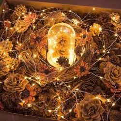 LAMPKI LED ŚWIĄTECZNE ŁAŃCUCH GIRLANDA CHOINKA USB 100led 10m RGB-5904703011187