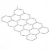 Lampa LED Hexagon Sufitowa Panel Oświetlenie Do Garaż Warsztat 420x238 cm-5904703024620