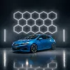 Lampa LED Hexagon XXL Sufitowa Panel Oświetlenie Do Garażu 523x301 cm-5904703024637