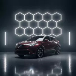 Lampa LED Hexagon XXL Sufitowa Panel Oświetlenie Do Garażu 523x301 cm-5904703024637