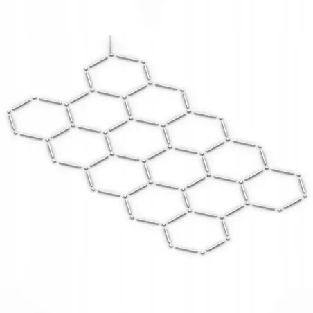 Lampa LED Hexagon XXL Sufitowa Panel Oświetlenie Do Garażu 523x301 cm-5904703024637