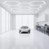 Lampa LED Hexagon Sufitowa Panel Oświetlenie Do Garaż Warsztat 419x301 cm-5904703024613