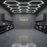 Lampa LED Hexagon Sufitowa Panel Oświetlenie Do Garaż Warsztat 419x301 cm-5904703024613