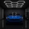 Lampa LED Hexagon Sufitowa Panel Oświetlenie Do Garaż Warsztat 336x238 cm-5904703024606