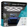 Lampa LED Hexagon XXL Sufitowa Panel Oświetlenie Do Garażu 315x301 cm-5904703024590