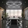 Lampa LED Hexagon Sufitowa Panel Oświetlenie Do Garaż Warsztat 252x238 cm-5904703024583