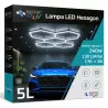 Lampa LED Hexagon XXL Sufitowa Panel Oświetlenie Do Garażu 301x206 cm-5904703024576
