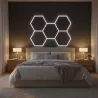 Lampa LED Hexagon XXL Sufitowa Panel Oświetlenie Do Garażu 301x206 cm-5904703024576